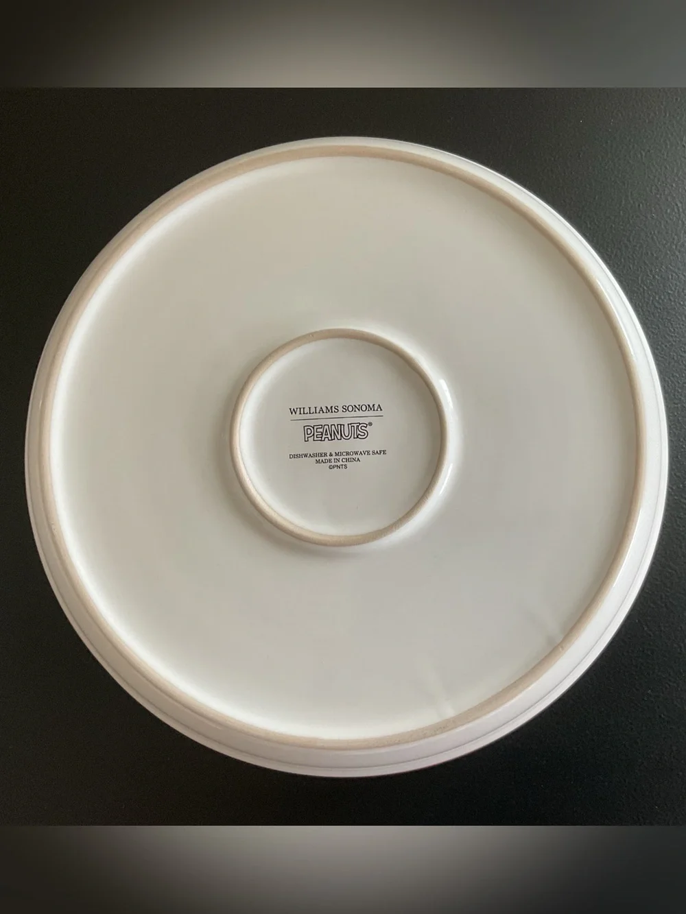 NWT Williams Sonoma Camp Peanuts Plates with Snoopy & Woodstock Set of 4
